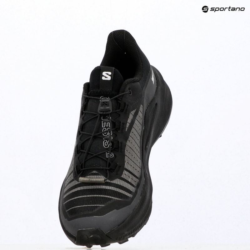 Bėgimo batai Salomon Genesis 2 Wide black/black 10