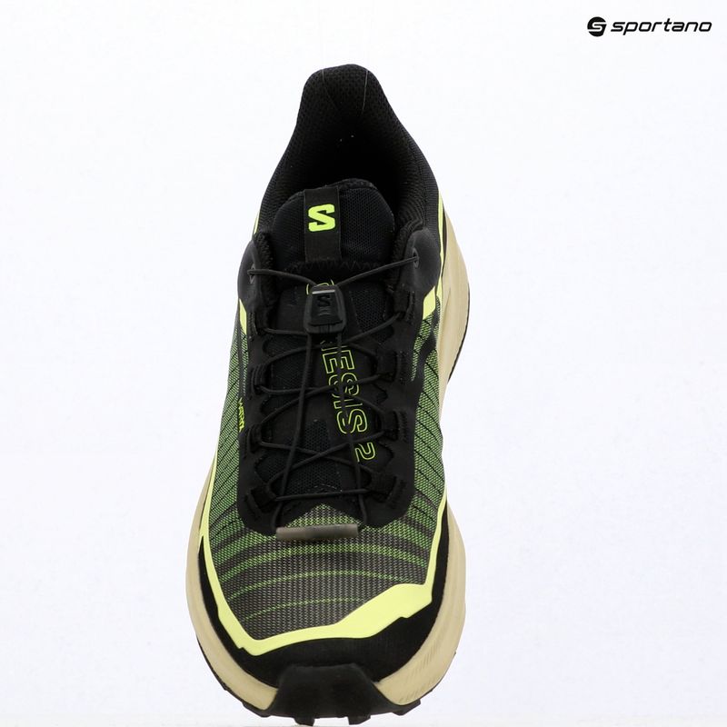 Vyriški bėgimo batai Salomon Genesis 2 sunny lime/black 10