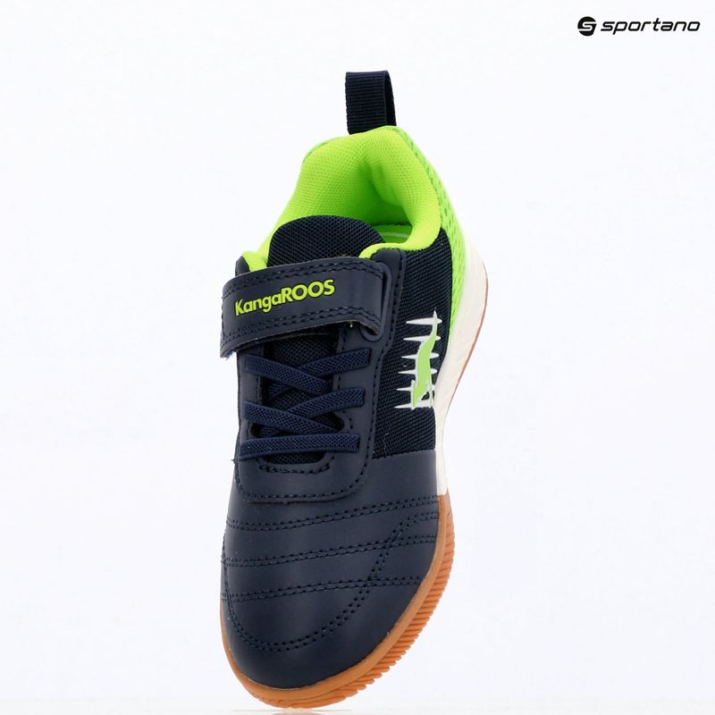 Vaikiški batai KangaROOS K5-Super Court EV dark navy/lime 3
