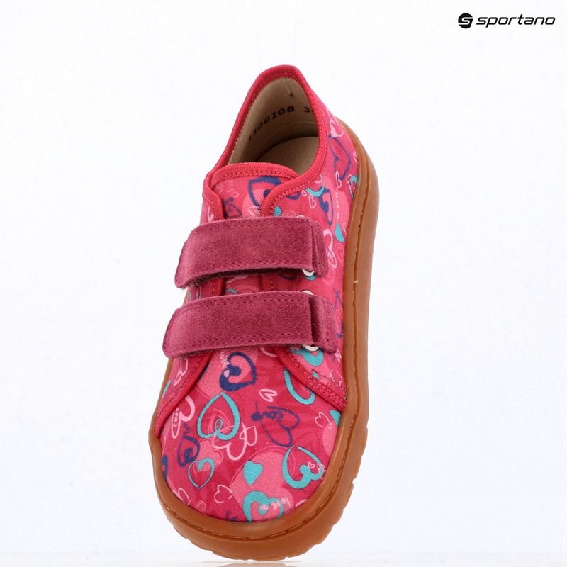 Vaikiški barefoot batai Froddo Barefoot Canvas fuxia+ 9