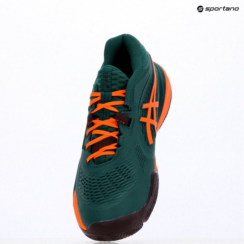 Vyriški padelio batai Asics Gel-Resolution X Padel Jewel Green/Energy Orange 6