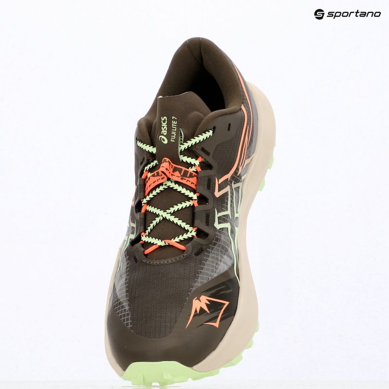 Bėgimo batai Asics Fuji Lite 7 kuriiro brown/illuminate yellow 14