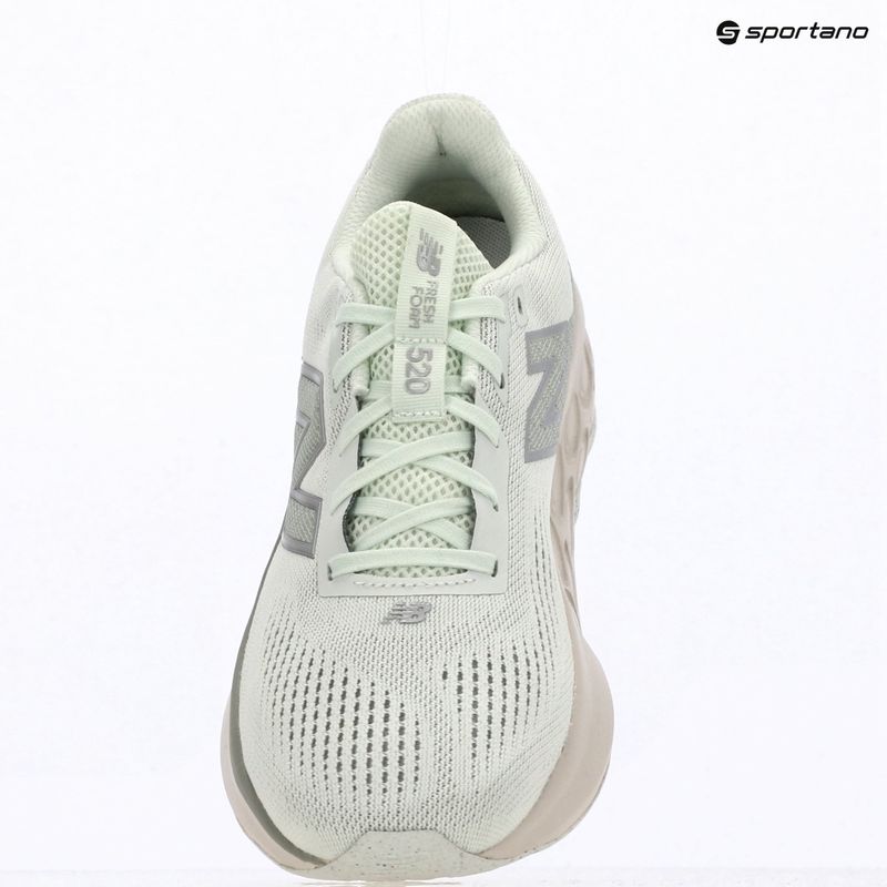 Moteriški bėgimo batai New Balance Fresh Foam 520's V9 mint water/lone star grey/silver metallic 7