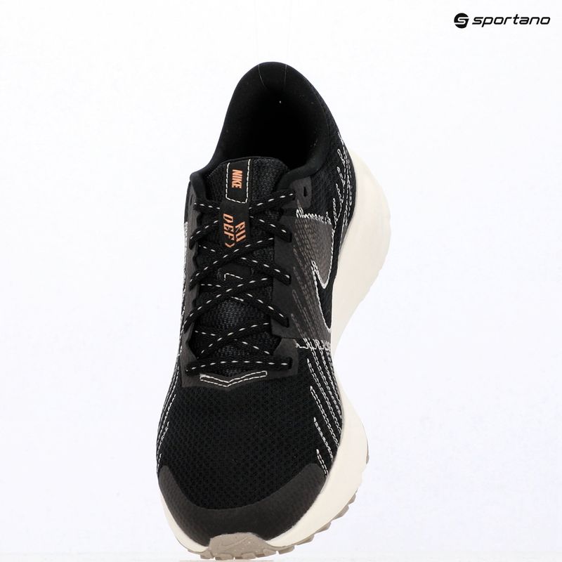 Moteriški bėgimo batai Nike Run Defy black/sail/phantom/metallic rose gold 6