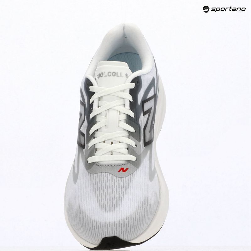 Vyriški bėgimo batai New Balance FuelCell Flite-R V1 white/slate grey/neo flame 9