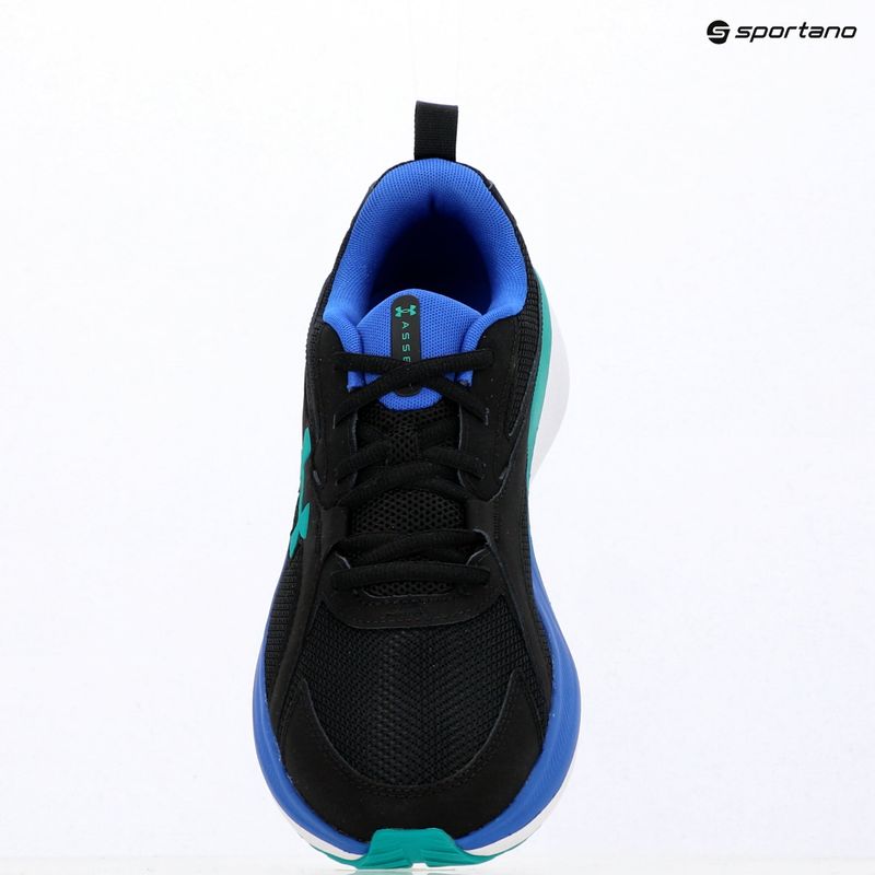 Vyriški bėgimo batai Under Armour Assert 11 black/team royal/geode green 9