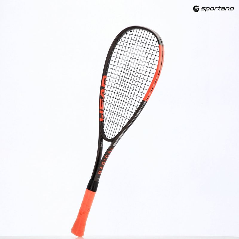 Vaikams skirta skvošo raketė HEAD Radical Junior 2026 black/red 10