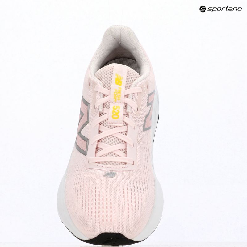 Moteriški bėgimo batai New Balance Fresh Foam 520's V9 pink salt/pink granite/silver metallic 7