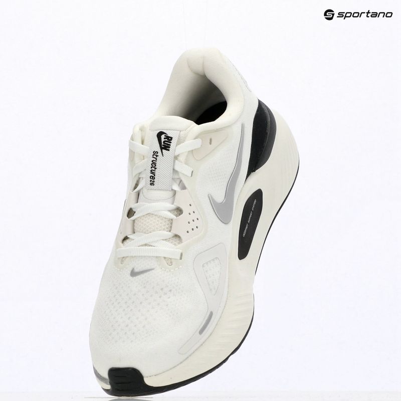 Moteriški bėgimo batai Nike Structure 26 summit white/anthracite/metallic silver 14