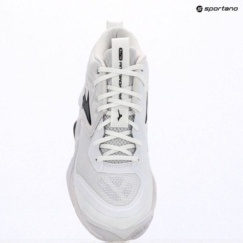 Tinklinio bateliai Mizuno Wave Momentum Elite Mid white/metallic gray/black 7