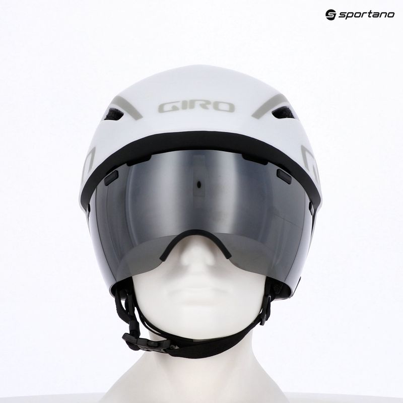 Dviračio šalmas Giro Aerohead MIPS matte white silver 3