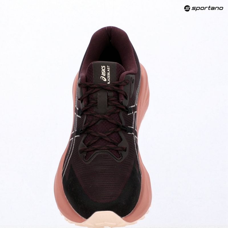 Moteriški bėgimo bateliai Asics Blazeblast tamsiai baklažano/rožinio dulkių spalvos 14