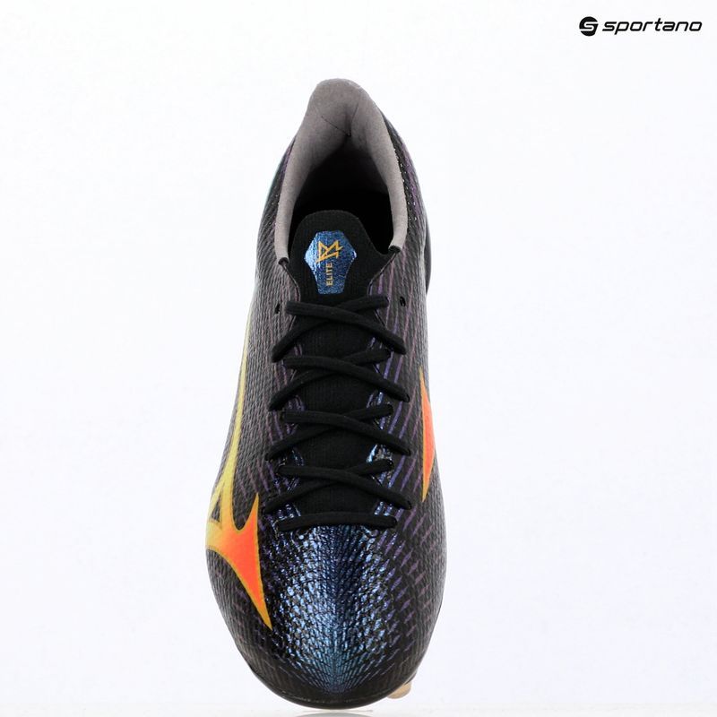 Futbolo batai Mizuno Alfa III Elite Mix black/lava orange/evening primrose 7