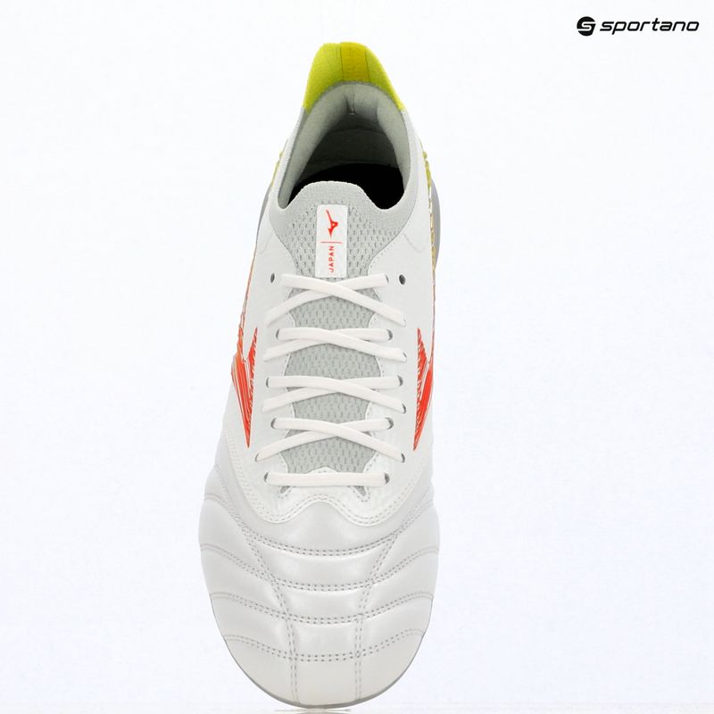 Futbolo batai Mizuno Morelia Neo V β Japan AG white/lava orange/evening primrose 7