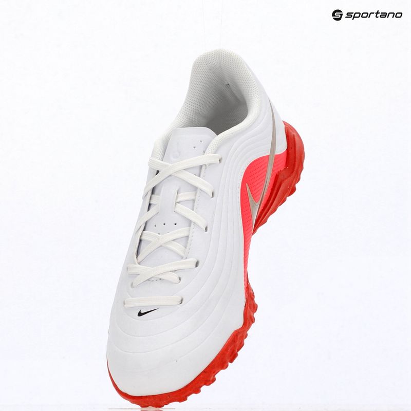 Vaikiški futbolo bateliai Nike Jr. Tiempo Maestro Club White/Bright Crimson/Blur 8