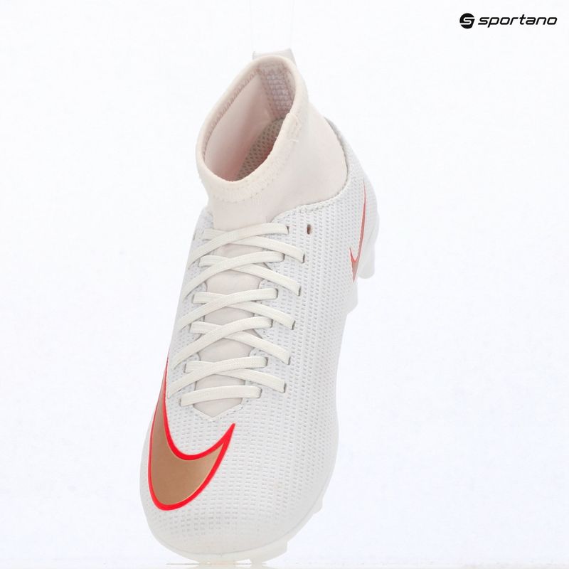 Vaikiški futbolo bateliai Nike Jr. Mercurial Superfly 11 Club white/bright crimson/blur 9