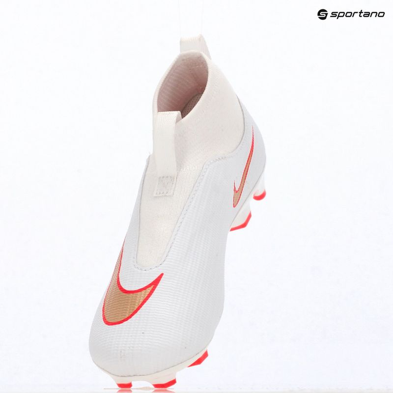 Vaikiški futbolo bateliai Nike Jr. Mercurial Superfly 11 Academy white/bright crimson/blur 9