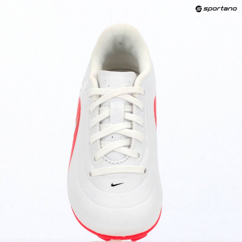 Vaikiški futbolo bateliai Nike Jr. Tiempo Maestro Club White/Bright Crimson/Blur 8