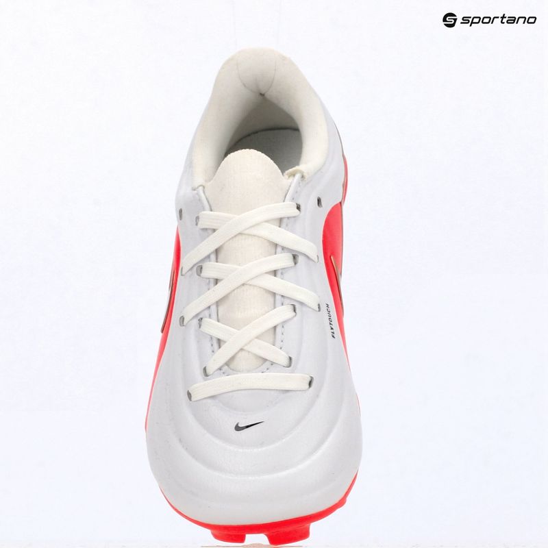 Vaikiški futbolo bateliai Nike Jr. Tiempo Maestro Academy white/bright crimson/blur 8