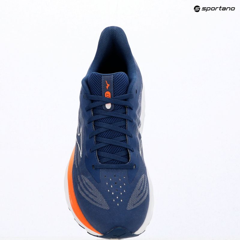 Vyriški bėgimo batai Mizuno Wave Skyrise 7 estate blue/white/coral rose 7