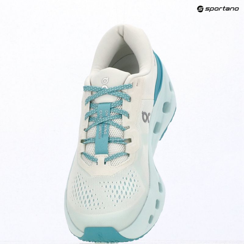 Moteriški bėgimo batai On Cloudrunner 3 ivory/aquamarine 15