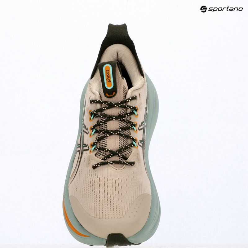 Vyriški bėgimo bateliai ASICS Gel-Nimbus 28 TR simply taupe/ocean haze 17
