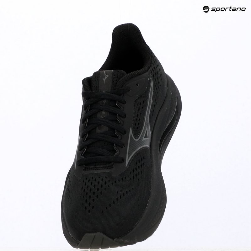 Moteriški bėgimo batai Mizuno Wave Inspire 22 D black/black sand/black 12