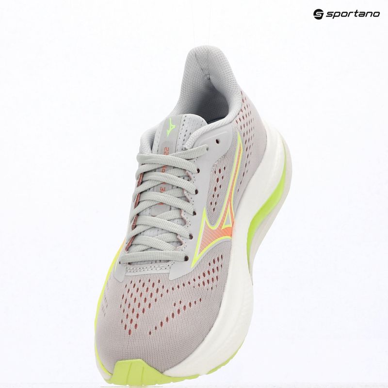 Moteriški bėgimo batai Mizuno Wave Inspire 22 cloudscape/desert flower/lime pulp 16