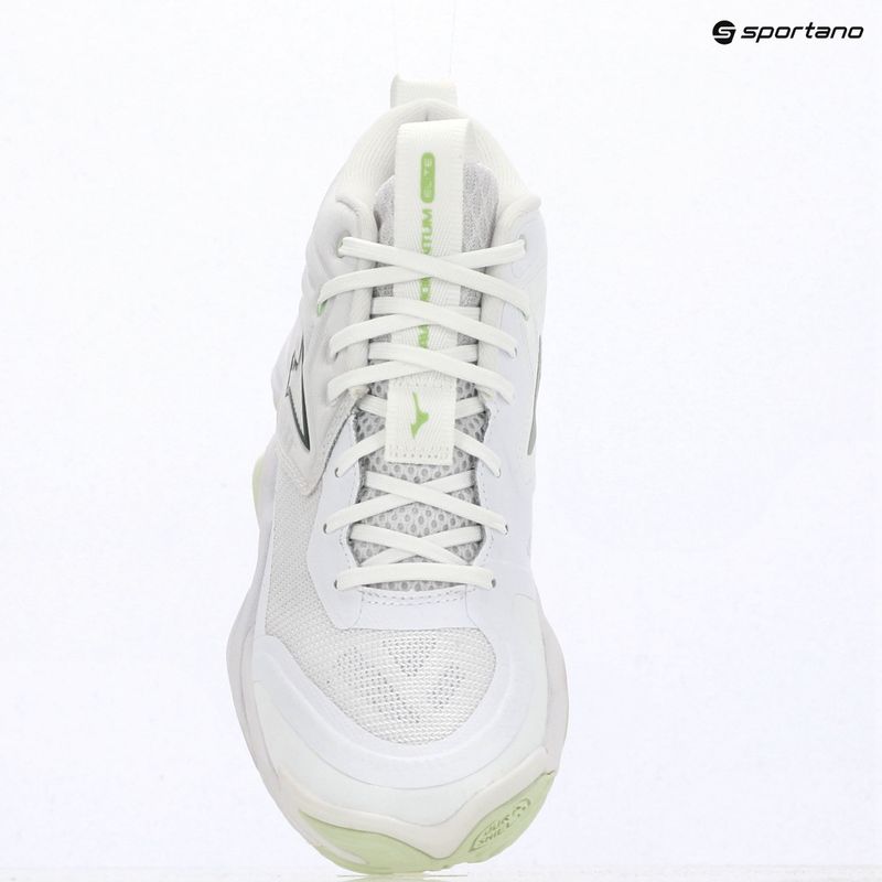 Moteriški tinklinio bateliai Mizuno Wave Momentum Elite Mid white/balsam green/ambrosia 15