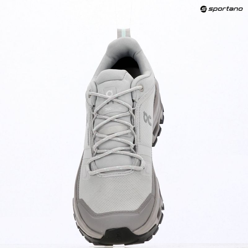 Moteriški turistiniai batai On Cloudrock Low Waterproof glacier/ore 15