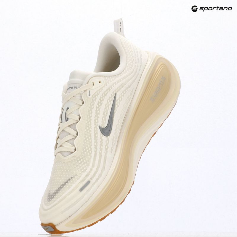 Vyriški bėgimo batai Nike Vomero Plus sail/coconut milk/metallic silver 16