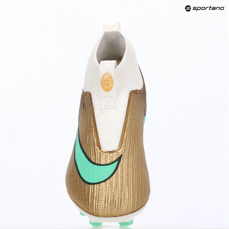 Vaikiški futbolo bateliai Nike Jr. Mercurial Superfly 11 Academy "Kylian Mbappé" metallic gold/green glow 16