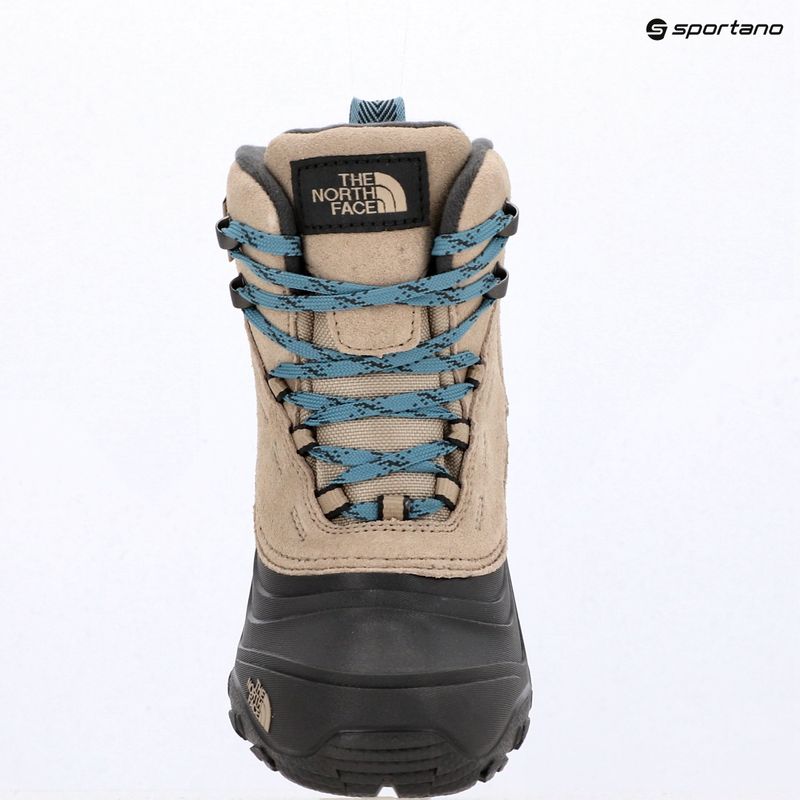 Vaikiški sniego batai The North Face Chilkat V Lace Wp timeless taupe/pale teal 15