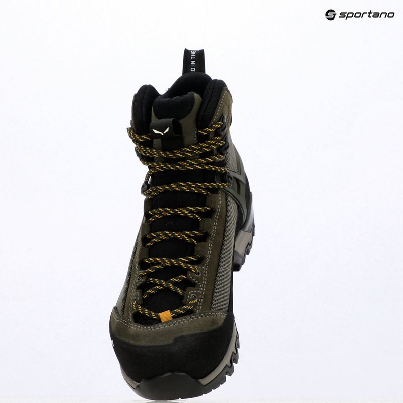 Vyriški aukštikalnių batai Salewa MTN Trainer 3 Tech Mid GTX išblukusi žalia/miško naktis 15