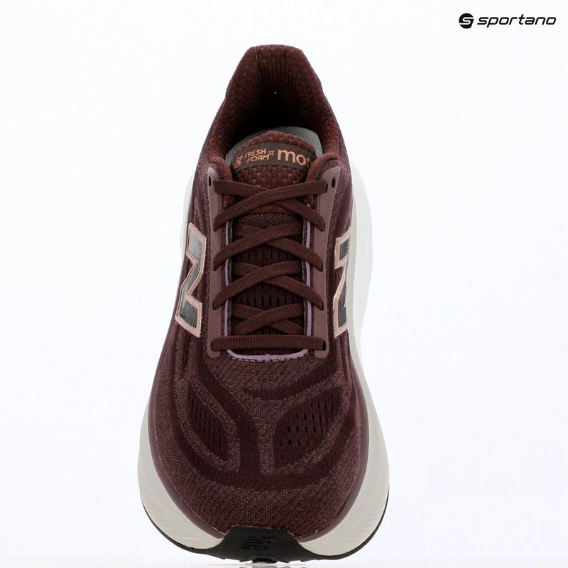 Moteriški bėgimo batai New Balance Fresh Foam More V6 cherry leather/fast track 9