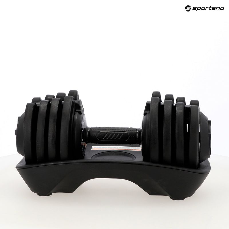 Reguliuojamas hantelis XTREXO TXO-B4W003 18 kg juodas 14