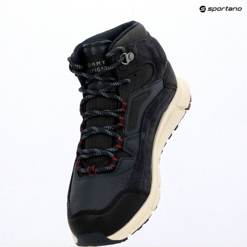 Vyriški batai Tommy Hilfiger Mix Chuk Waterproof navy blue 9