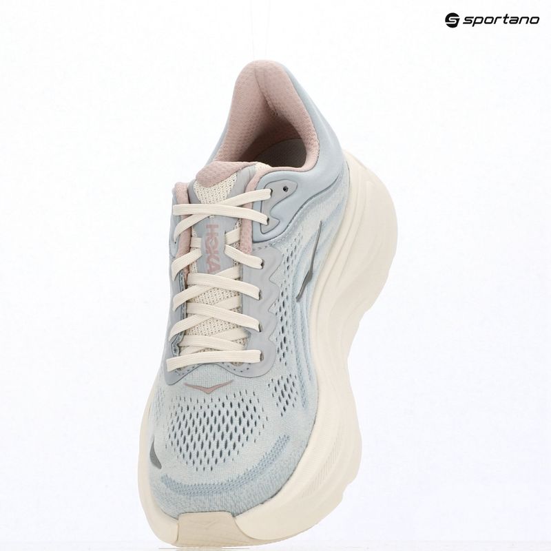 Moteriški bėgimo batai HOKA Bondi 9 GLM alabaster/mineral blue 15