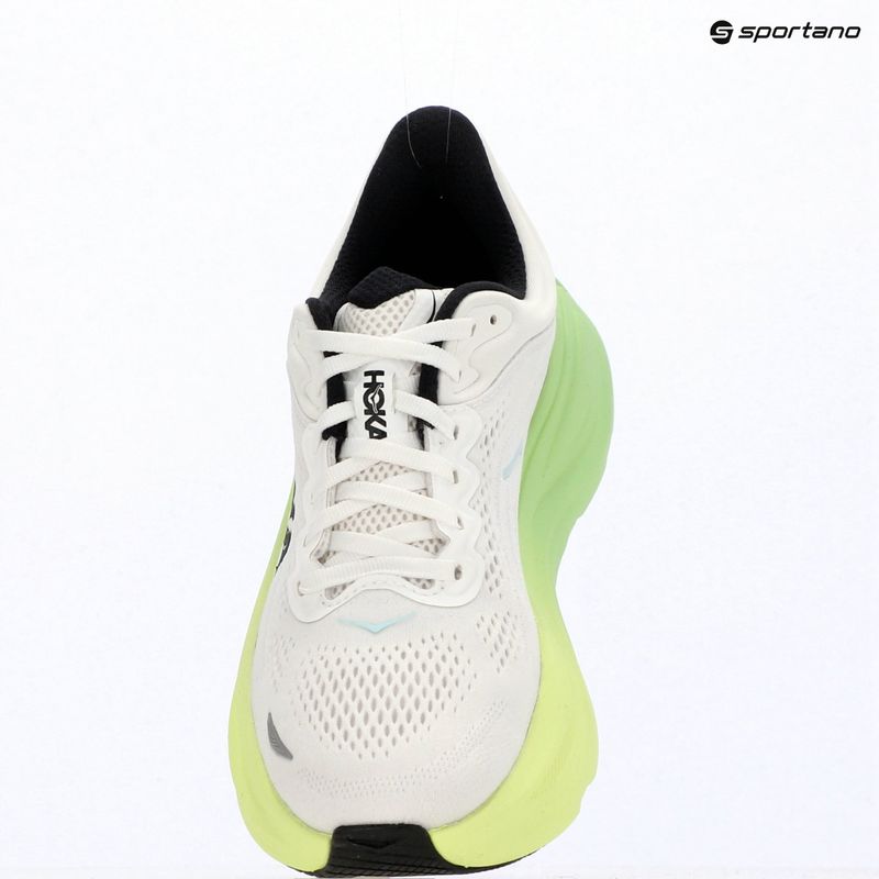 Moteriški bėgimo batai HOKA Bondi 9 white/tart apple 15
