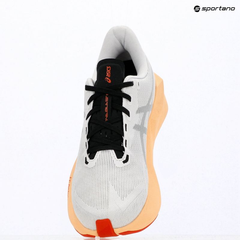 Vyriški bėgimo batai ASICS Novablast 6 white/orange glow 17