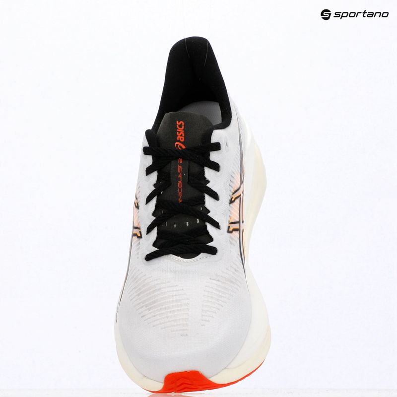 Vyriški bėgimo bateliai ASICS Sonicblast 2 balti/stadiono oranžiniai 17