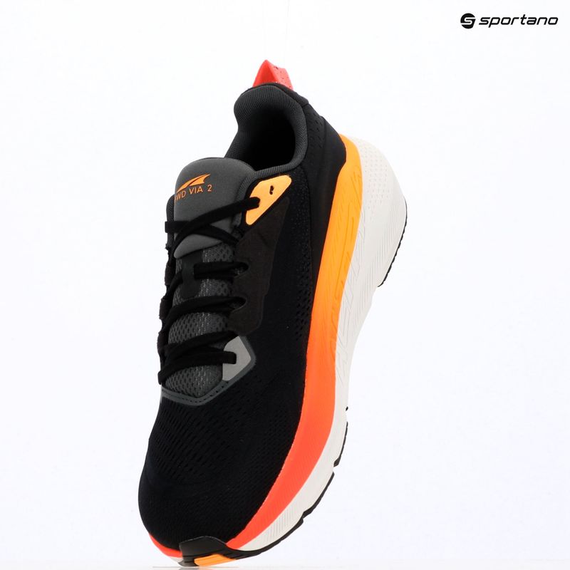 Vyriški bėgimo batai Altra FWD Via 2 black/orange pop/coral 13