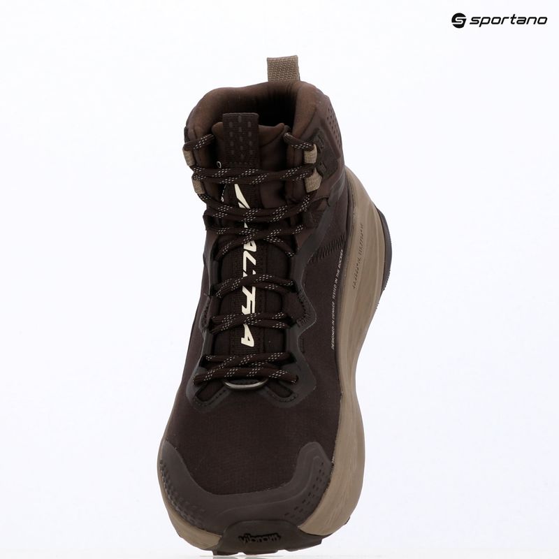 Vyriški bėgimo batai Altra Olympus 7 Mid GTX chocolate brown/brown 13