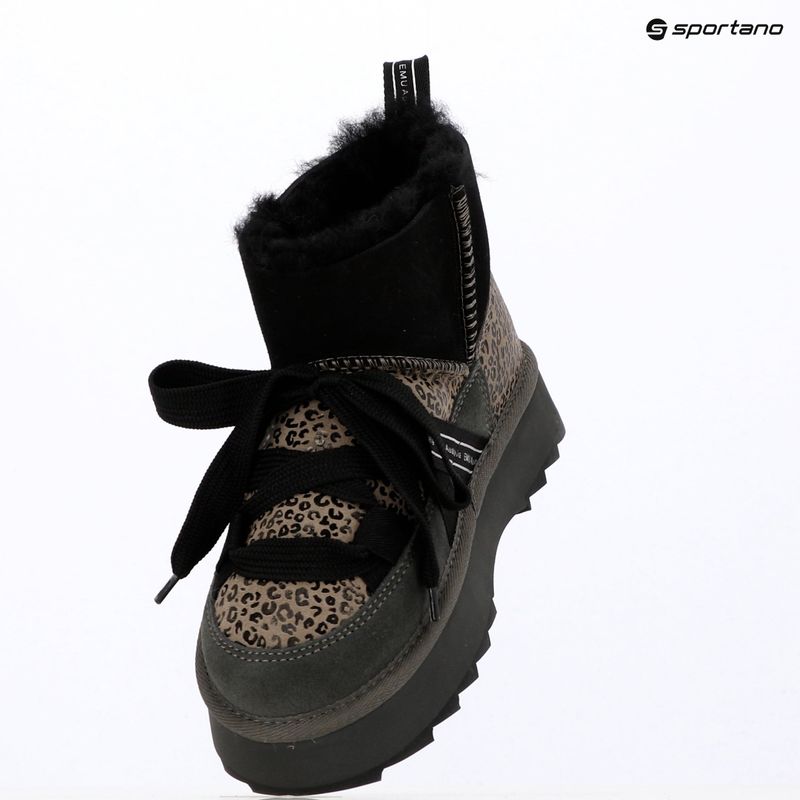Moteriški sniego batai EMU Australia Blurred Micro Patchwork Leo charcoal 14