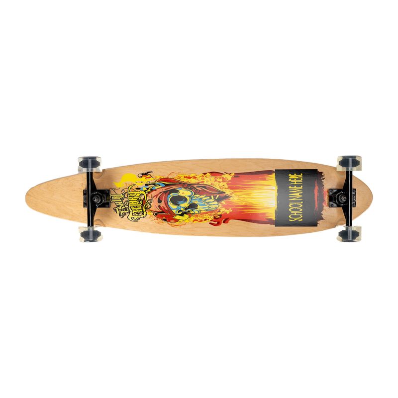 Mechanics Speedy 40x9 Wood PW longboard riedlentė juoda 507