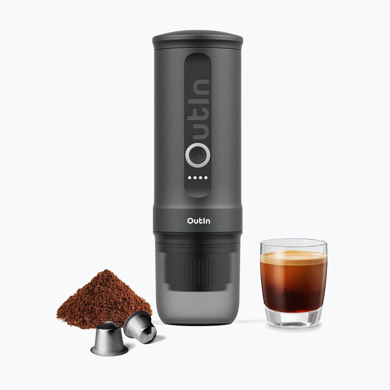 Nešiojamas kavos aparatas OutIn Nano Portable Espresso space grey 3