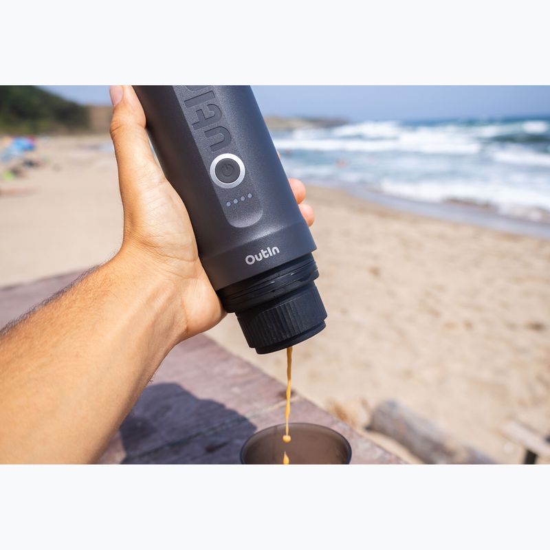Nešiojamas kavos aparatas OutIn Nano Portable Espresso space grey 7