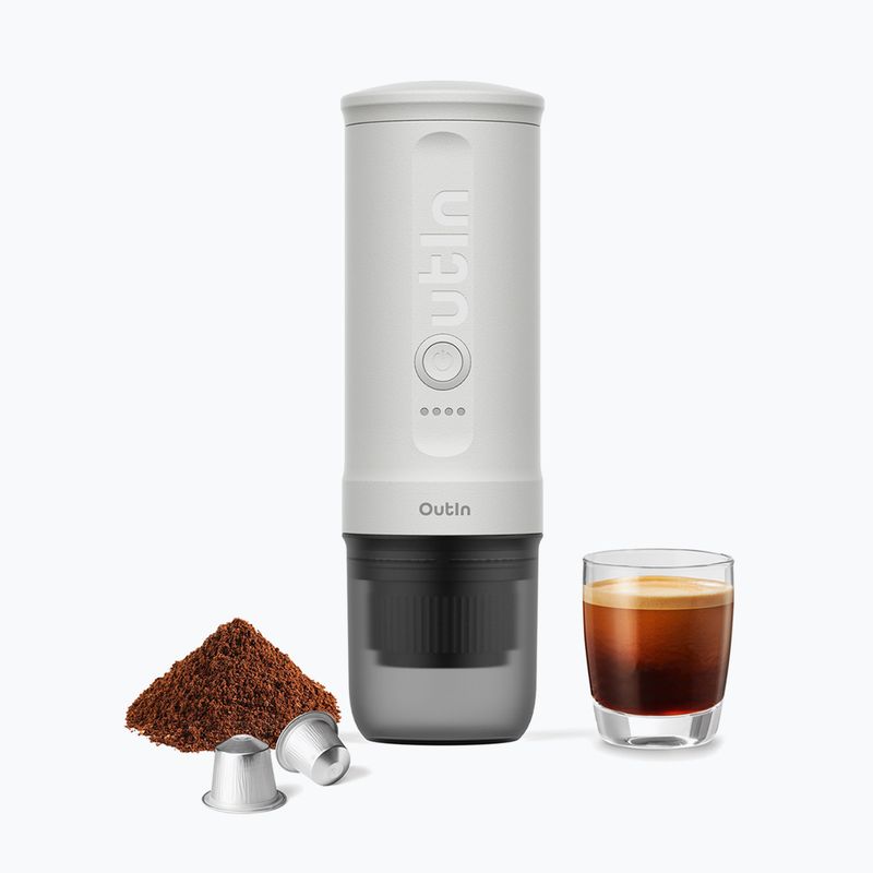 Nešiojamas kavos aparatas OutIn Nano Portable Espresso peal white 3