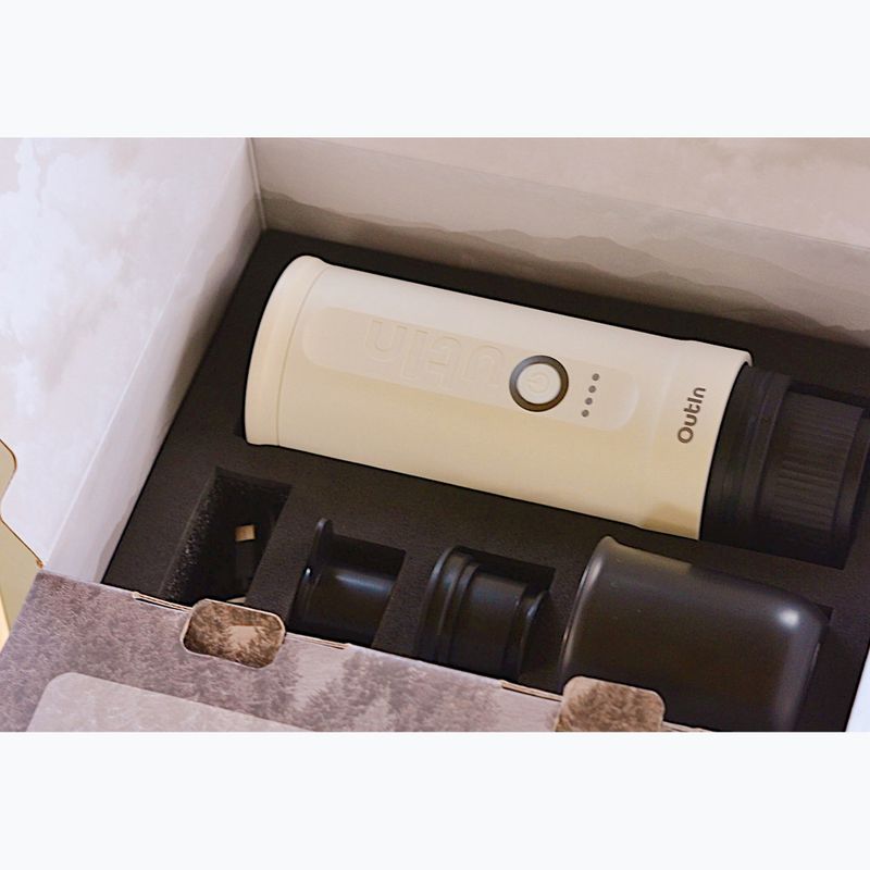 Nešiojamas kavos aparatas OutIn Nano Portable Espresso peal white 5