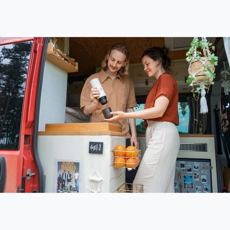 Nešiojamas kavos aparatas OutIn Nano Portable Espresso peal white 7